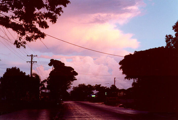 sunset sunset_pictures : Ballina, NSW   19 January 1989
