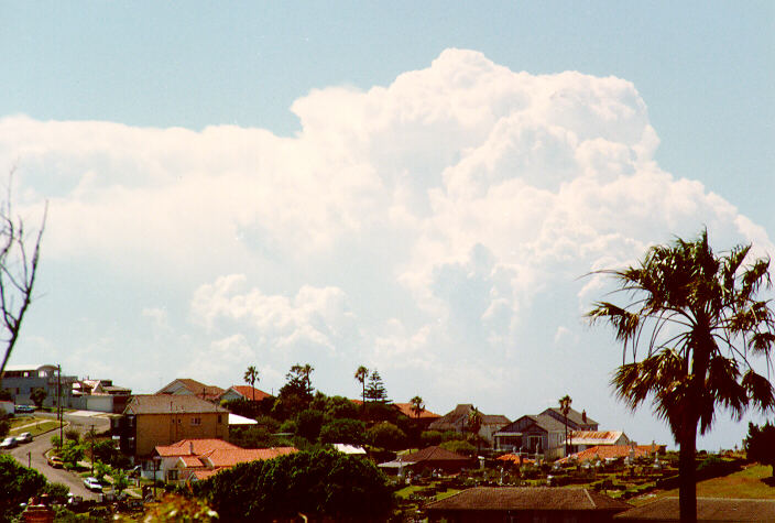 thunderstorm cumulonimbus_incus : Coogee, NSW   15 December 1990