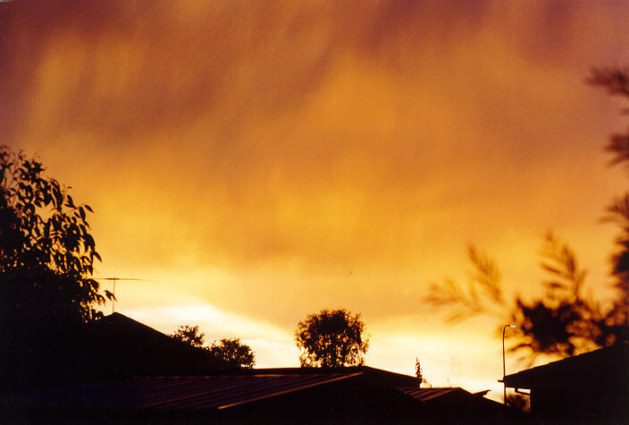 sunset sunset_pictures : Oakhurst, NSW   5 April 1993