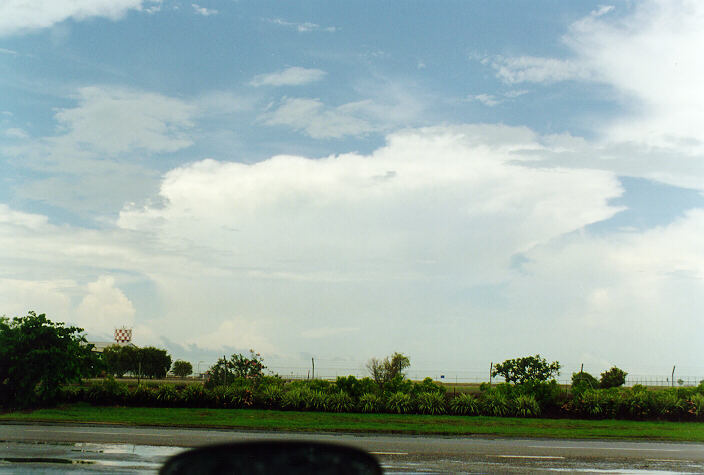 thunderstorm cumulonimbus_incus : Darwin, NT   5 December 1997