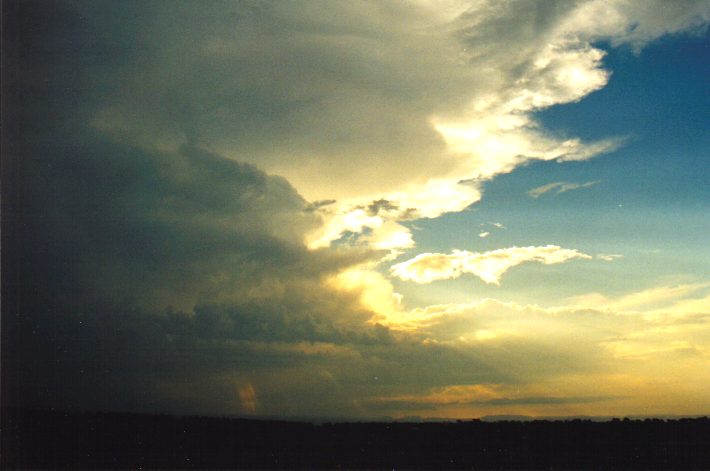 thunderstorm cumulonimbus_incus : Rooty Hill, NSW   12 March 1999