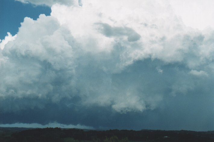 cumulonimbus supercell_thunderstorm : McLeans Ridges, NSW   5 January 2000