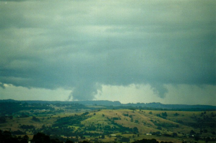 cumulonimbus thunderstorm_base : McLeans Ridges, NSW   25 July 2001