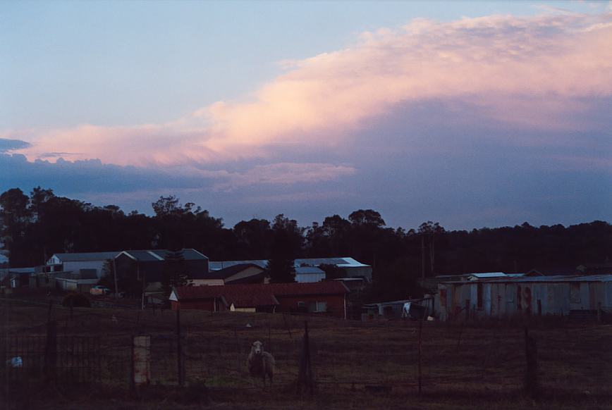 sunset sunset_pictures : Schofields, NSW   3 December 2002