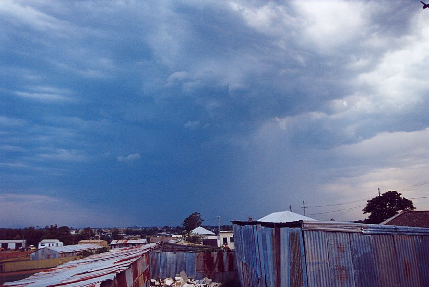 raincascade precipitation_cascade : Schofields, NSW   14 January 2005