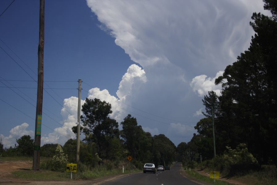 anvil thunderstorm_anvils : near Bilpin, NSW   3 February 2007
