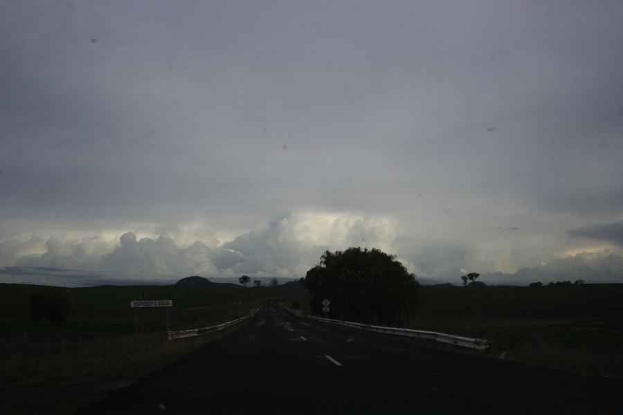 thunderstorm cumulonimbus_incus : S of Cherry Tree Hill, NSW   5 March 2007