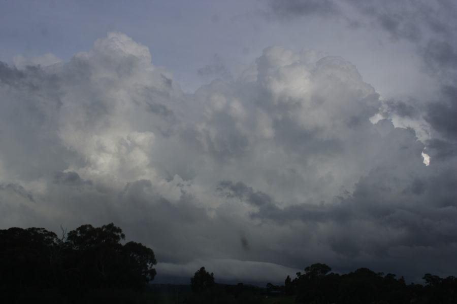 thunderstorm cumulonimbus_calvus : NNW of Lithgow, NSW   5 March 2007