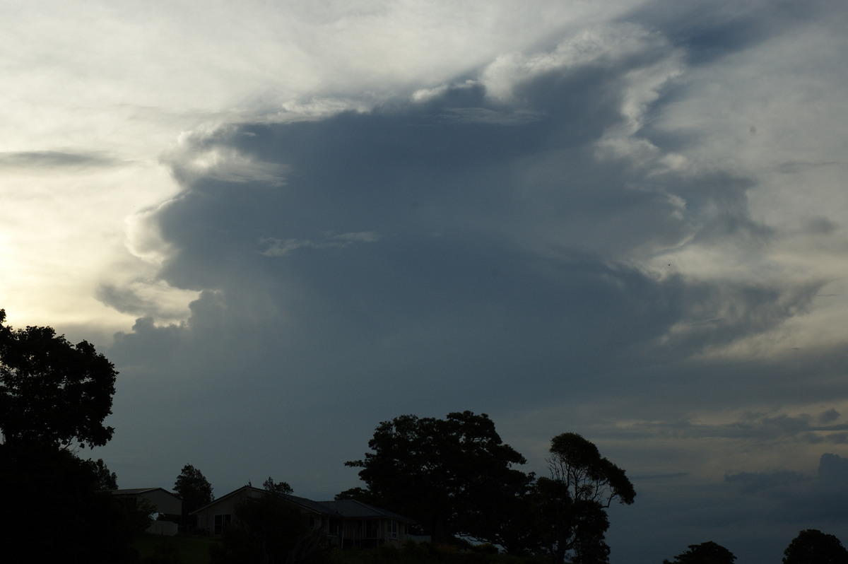 thunderstorm cumulonimbus_incus : McLeans Ridges, NSW   16 December 2007