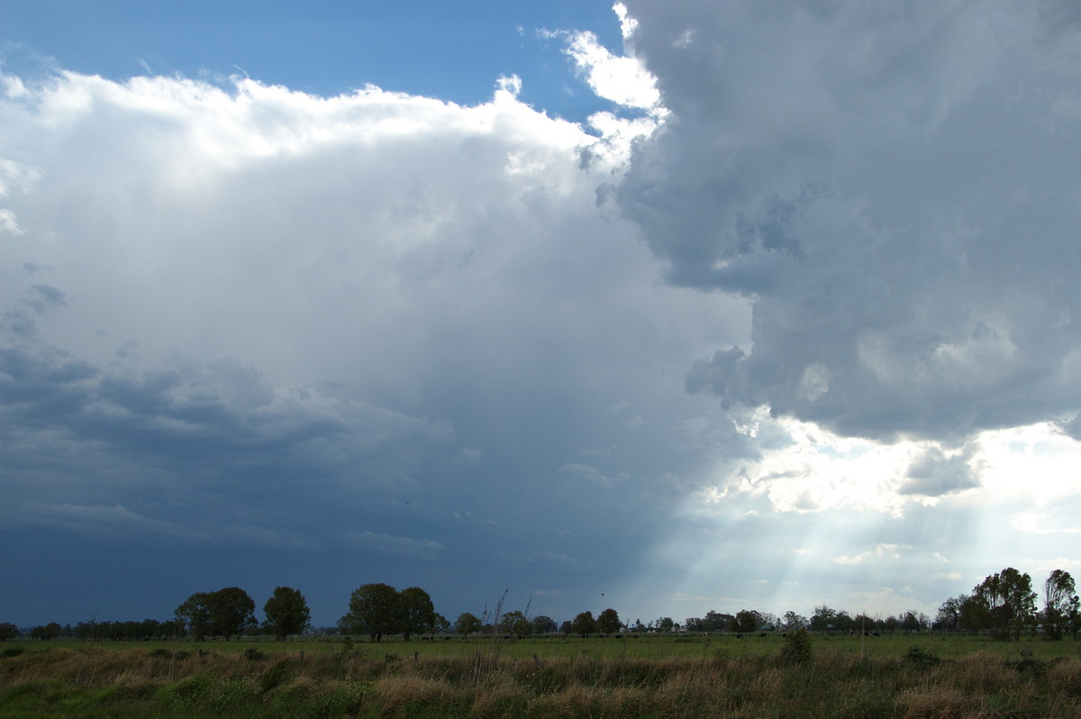 thunderstorm cumulonimbus_incus : Cowper, NSW   21 October 2008