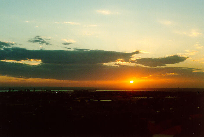 sunset sunset_pictures : Coogee, NSW   19 January 1990