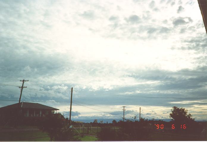 altocumulus altocumulus_cloud : Schofields, NSW   16 June 1990