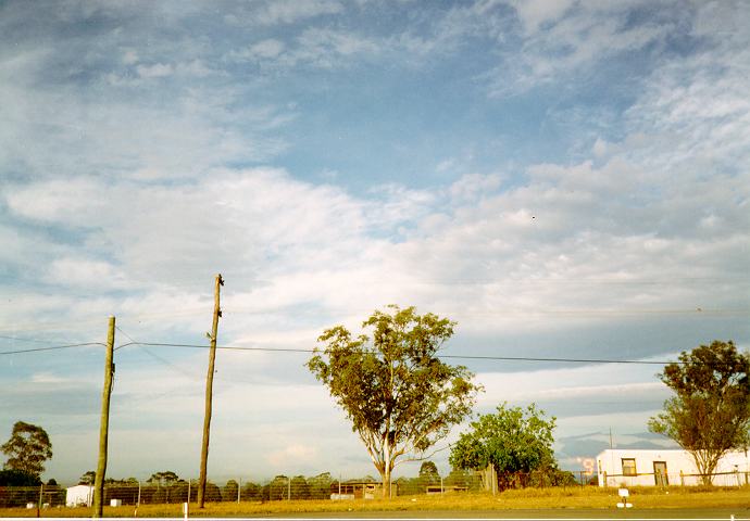 altocumulus altocumulus_cloud : Schofields, NSW   28 October 1994