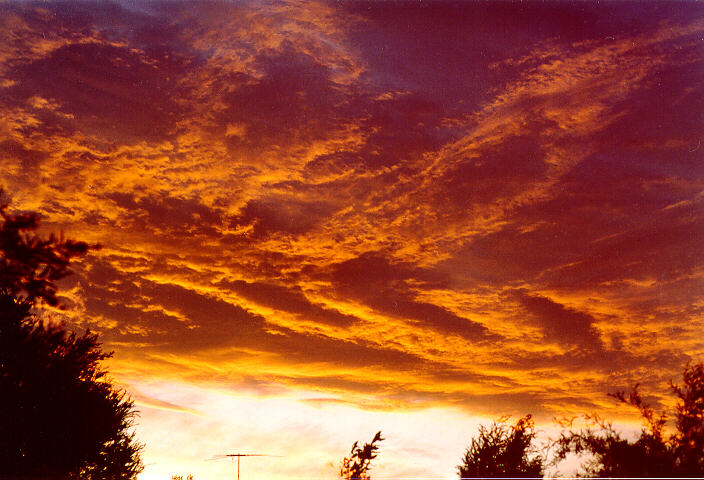 altostratus altostratus_cloud : Oakhurst, NSW   28 October 1994