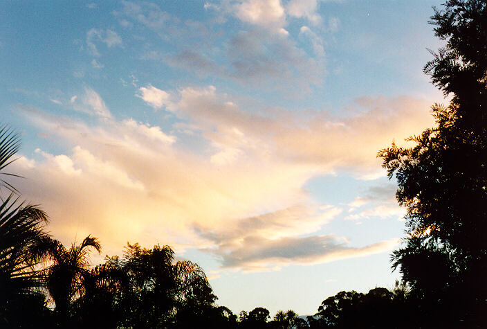 sunset sunset_pictures : Oakhurst, NSW   16 April 1995
