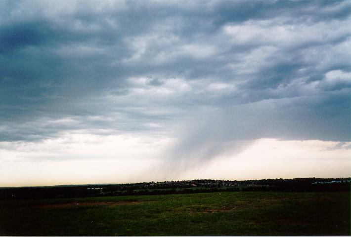 raincascade precipitation_cascade : Rooty Hill, NSW   28 November 1995
