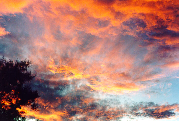 sunset sunset_pictures : Oakhurst, NSW   18 December 1995