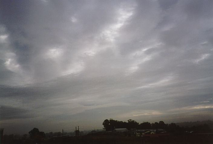 altocumulus altocumulus_cloud : Schofields, NSW   1 May 1996