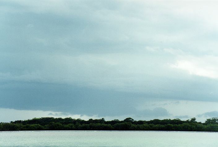 cumulonimbus thunderstorm_base : Ballina, NSW   31 December 1996
