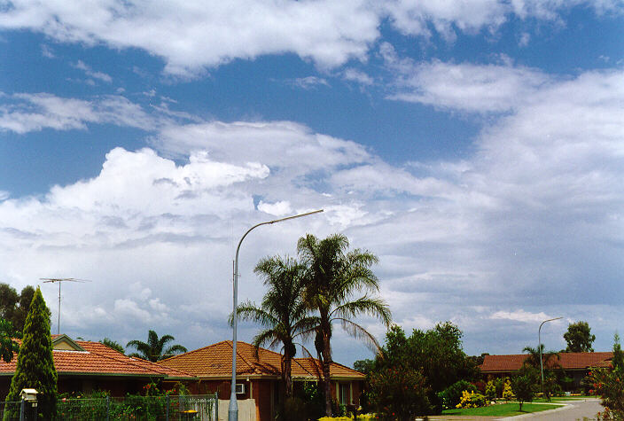 thunderstorm cumulonimbus_incus : Oakhurst, NSW   7 November 1997