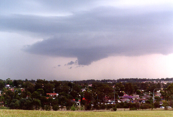 raincascade precipitation_cascade : Rooty Hill, NSW   10 November 1997
