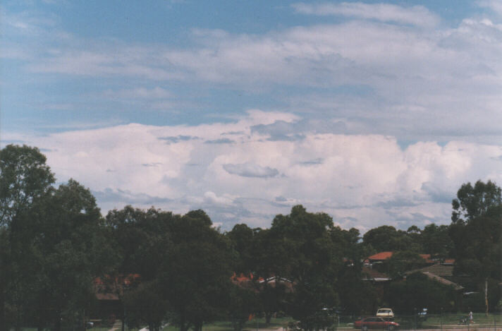 thunderstorm cumulonimbus_incus : Bidwill, NSW   13 November 1998