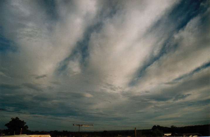 altocumulus altocumulus_cloud : Schofields, NSW   6 November 1999