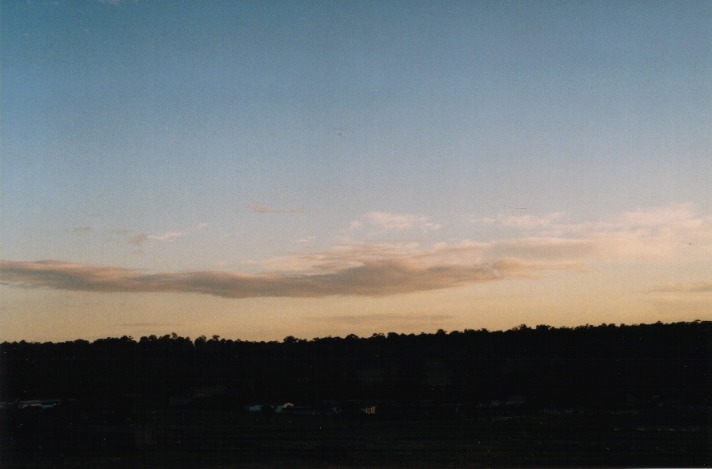 altocumulus altocumulus_cloud : Schofields, NSW   10 November 1999