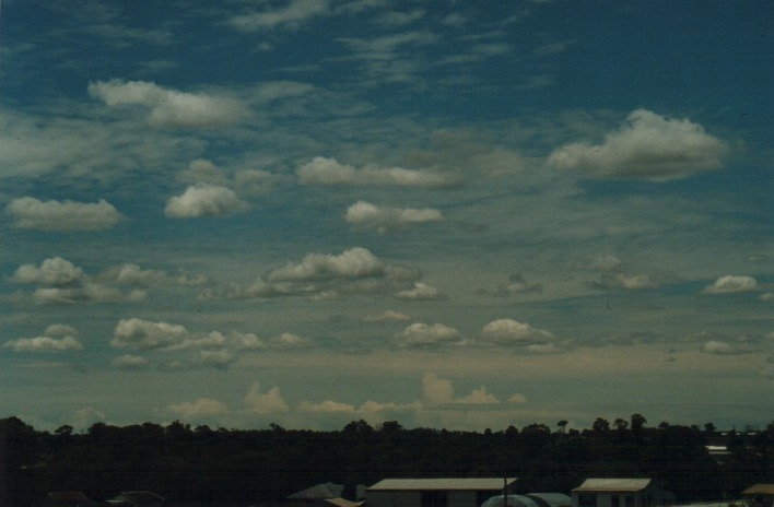 altocumulus altocumulus_cloud : Schofields, NSW   23 December 1999