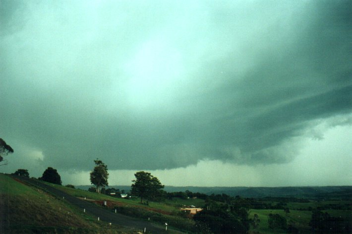 cumulonimbus thunderstorm_base : McLeans Ridges, NSW   6 November 2000