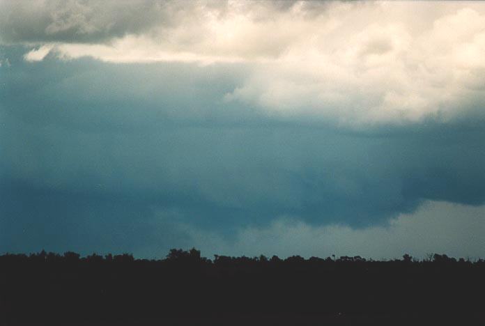 cumulonimbus thunderstorm_base : 100km N of Miles, Qld   21 November 2000