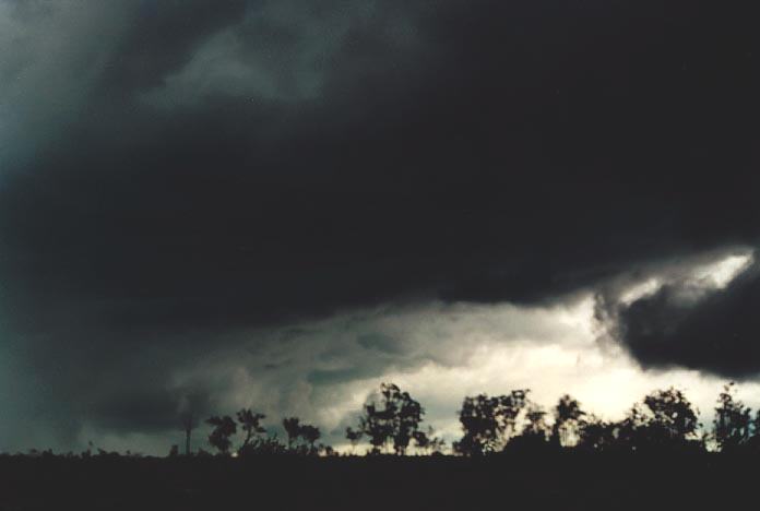 cumulonimbus thunderstorm_base : near Taroom, Qld   21 November 2000