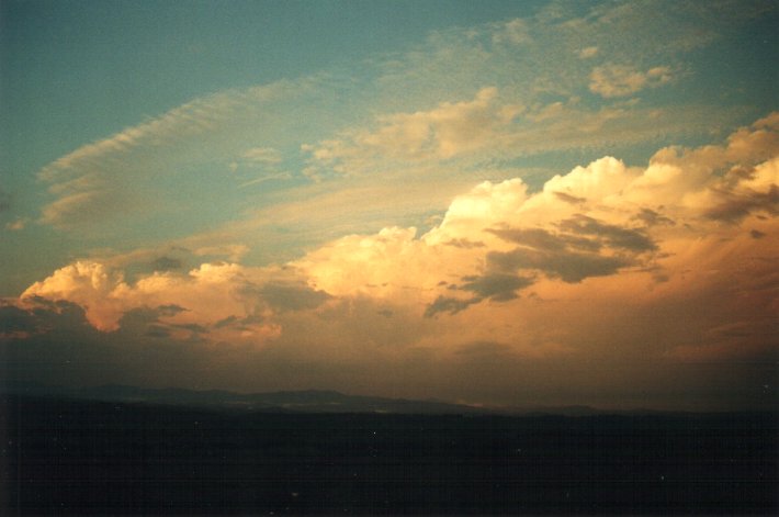 thunderstorm cumulonimbus_calvus : McLeans Ridges, NSW   1 December 2000