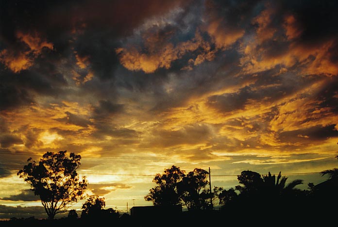 sunset sunset_pictures : Schofields, NSW   23 December 2000