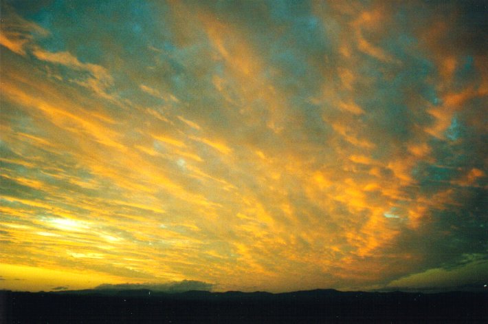 sunset sunset_pictures : McLeans Ridges, NSW   21 February 2001