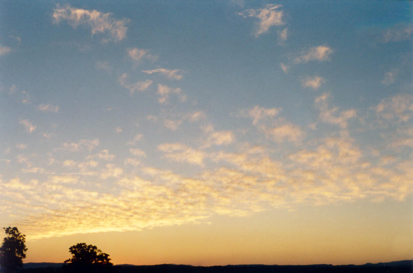 sunset sunset_pictures : McLeans Ridges, NSW   9 July 2002