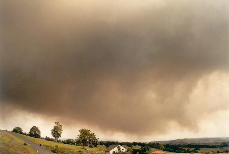 bushfire wild_fire : McLeans Ridges, NSW   19 December 2002