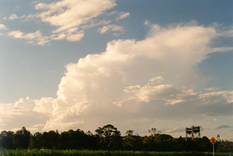 thunderstorm cumulonimbus_incus : Wardell, NSW   22 March 2003