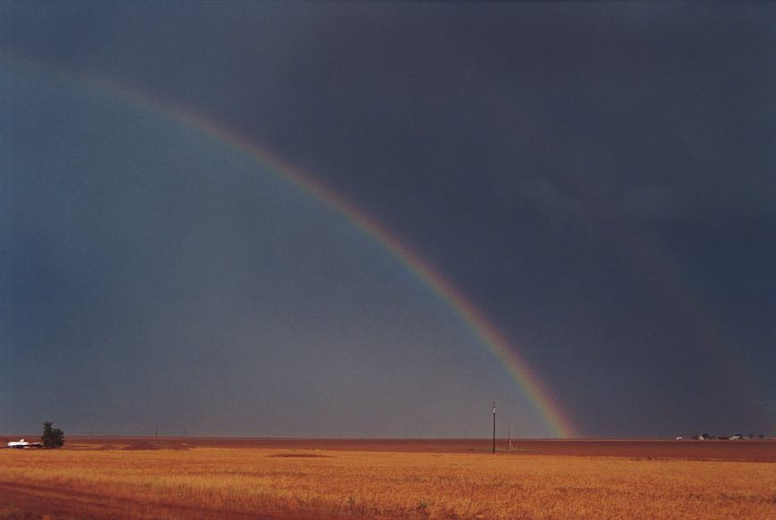 rainbow rainbow_pictures : W of Post, Texas, USA   3 June 2003