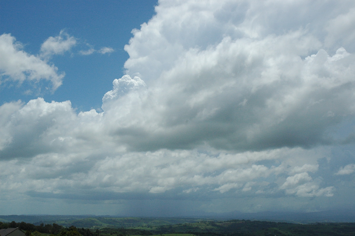 thunderstorm cumulonimbus_incus : McLeans Ridges, NSW   17 November 2004