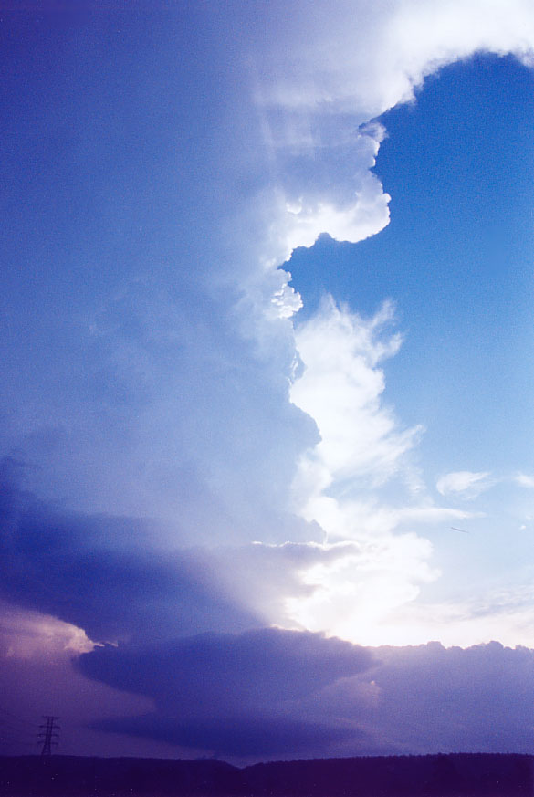 cumulonimbus supercell_thunderstorm : Penrith, NSW   1 February 2005