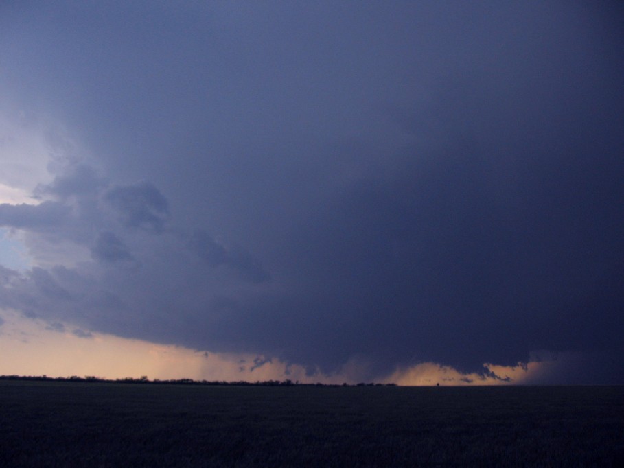 cumulonimbus supercell_thunderstorm : near Paducah, Texas, USA   13 May 2005