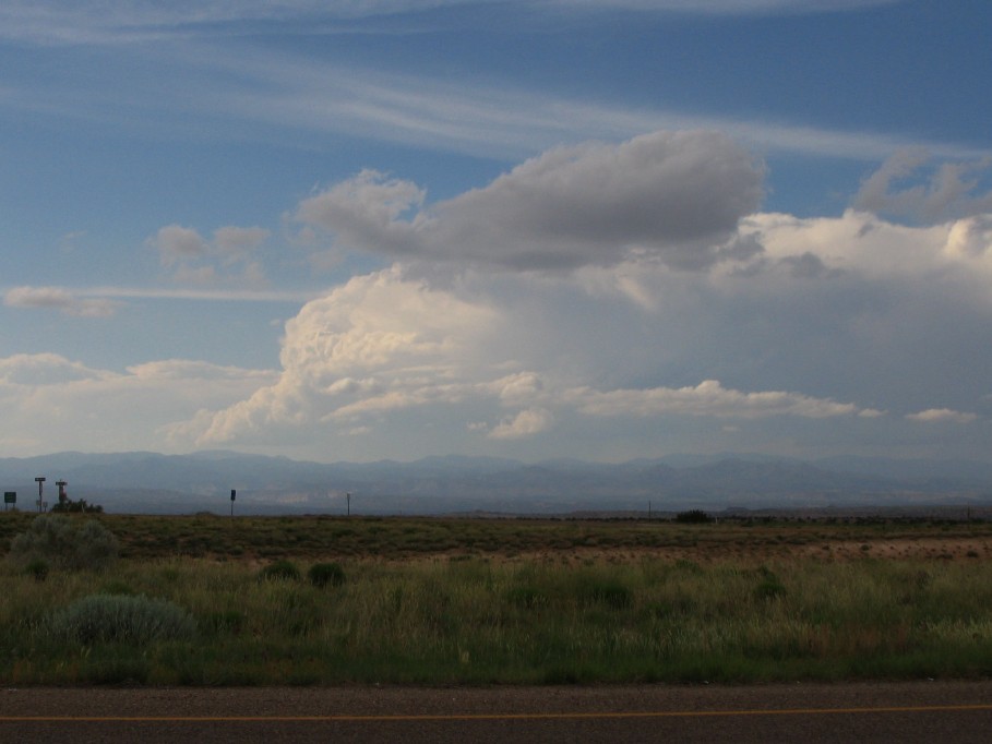 thunderstorm cumulonimbus_incus : NE of Albuquerque, New Mexico, USA   26 May 2005