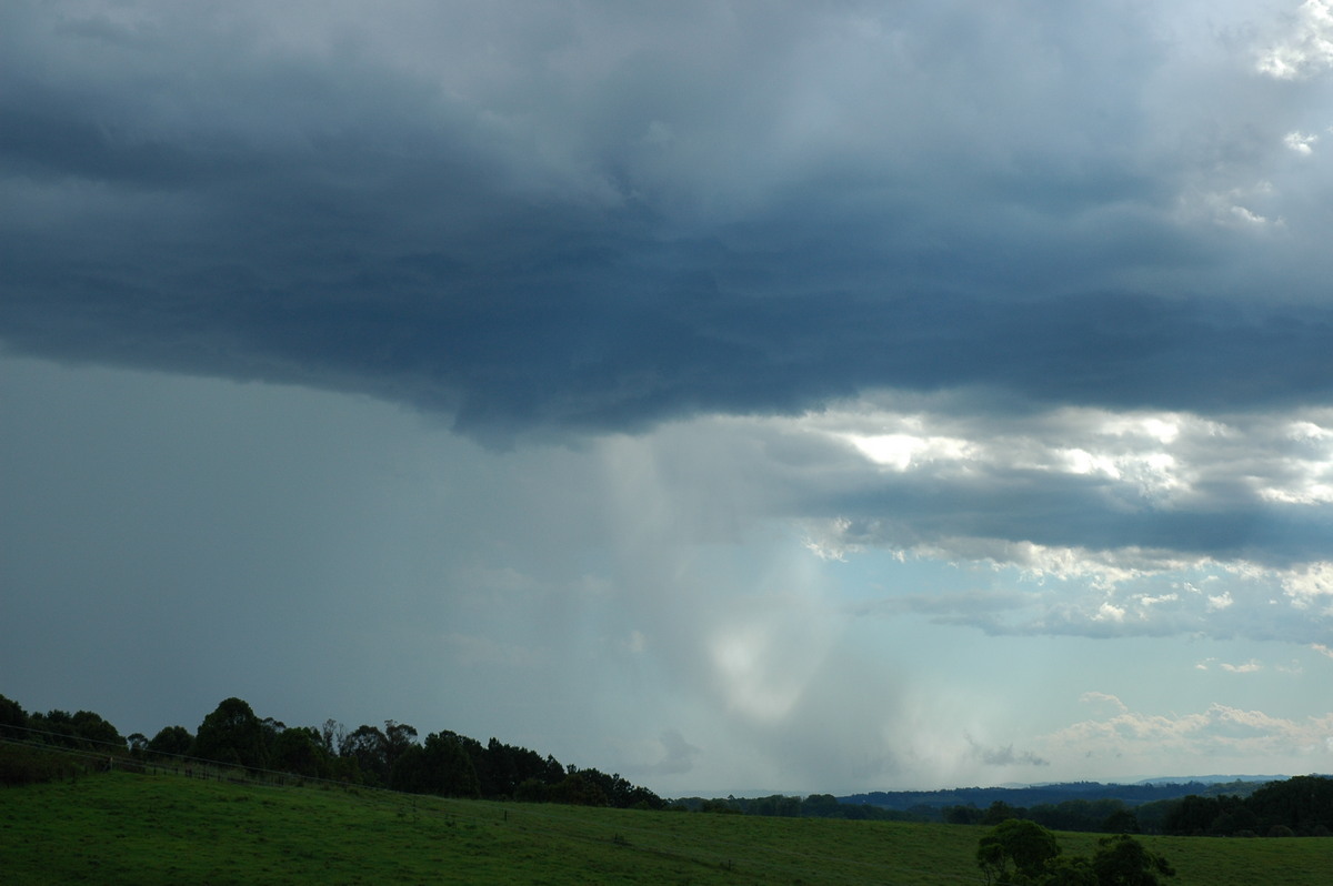 cumulonimbus thunderstorm_base : Saint Helena, NSW   17 December 2005