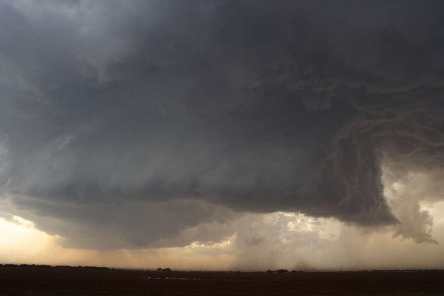 cumulonimbus thunderstorm_base : Patricia, Texas, USA   5 May 2006
