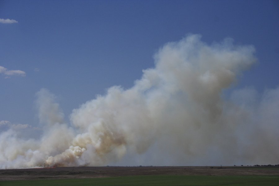 bushfire wild_fire : Gettysburg, South Dakota, USA   27 May 2006