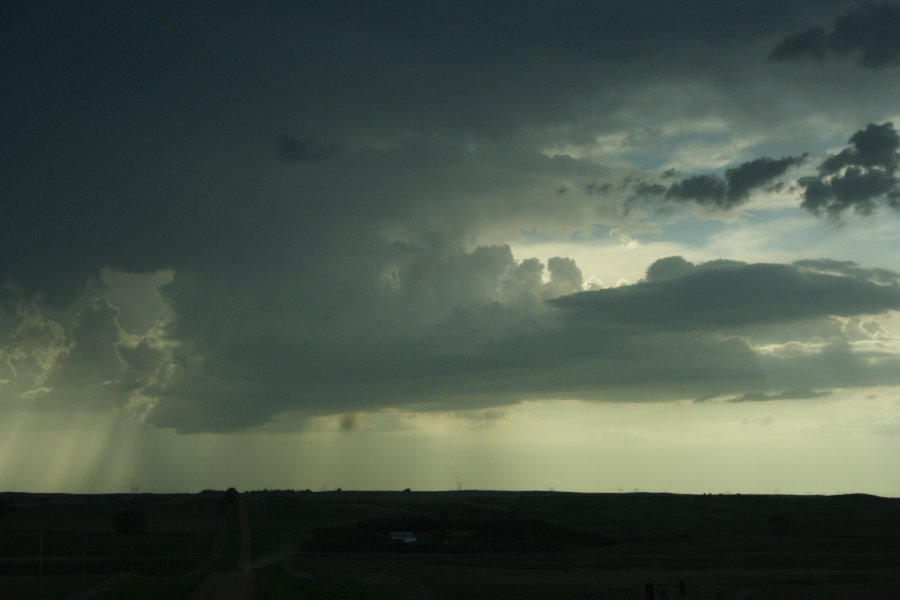 wallcloud thunderstorm_wall_cloud : Bismark, North Dakota, USA   27 May 2006