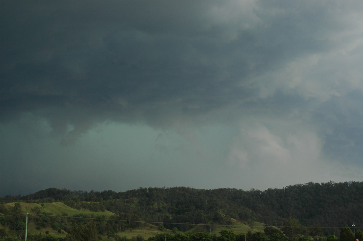 cumulonimbus supercell_thunderstorm : Wiangaree, NSW   8 November 2006