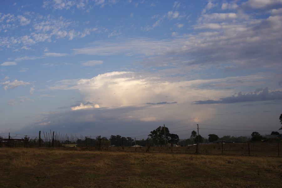thunderstorm cumulonimbus_incus : Schofields, NSW   14 December 2006