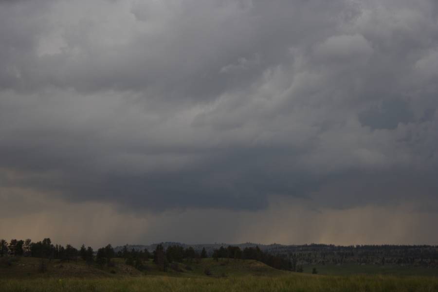 wallcloud thunderstorm_wall_cloud : S of Roundup, Montana, USA   19 May 2007
